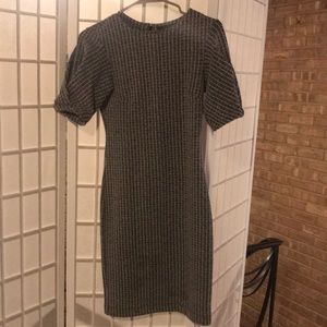 Soft tweed Banana Republic work dress